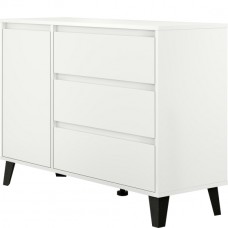 Kumode BORG 1D3S, balts